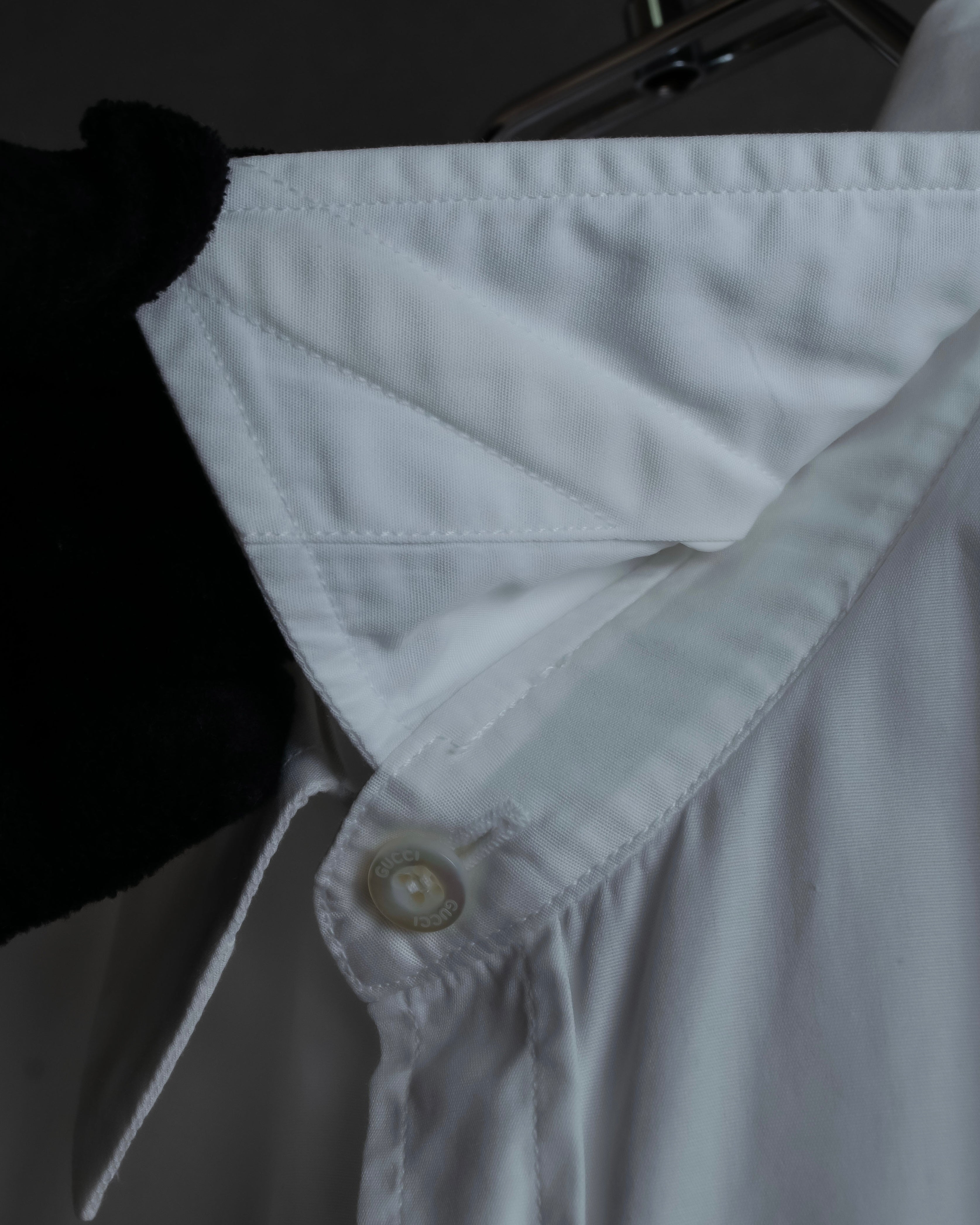 "GUCCI" Michele period regular white shirt