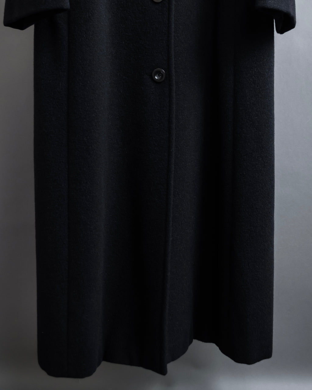 "Max Mara" Silver tag straight line shaped chester coat