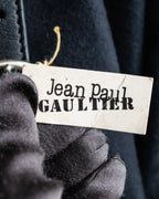 "JEAN PAUL GAULTIER" Tubular design leather 2way shoulder bag