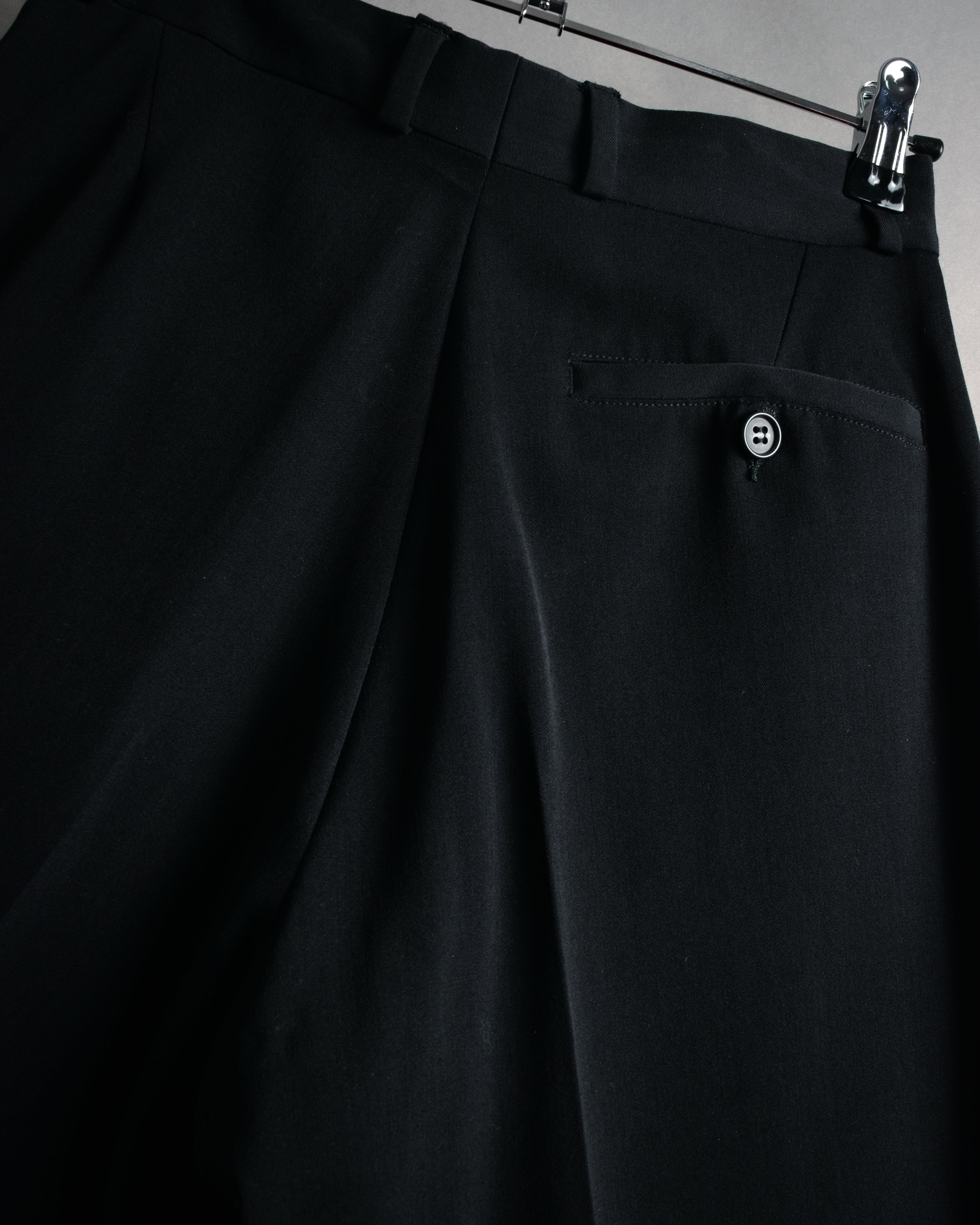 “EMPORIO ARMANI” 90’s-00’s High-waisted wide slacks