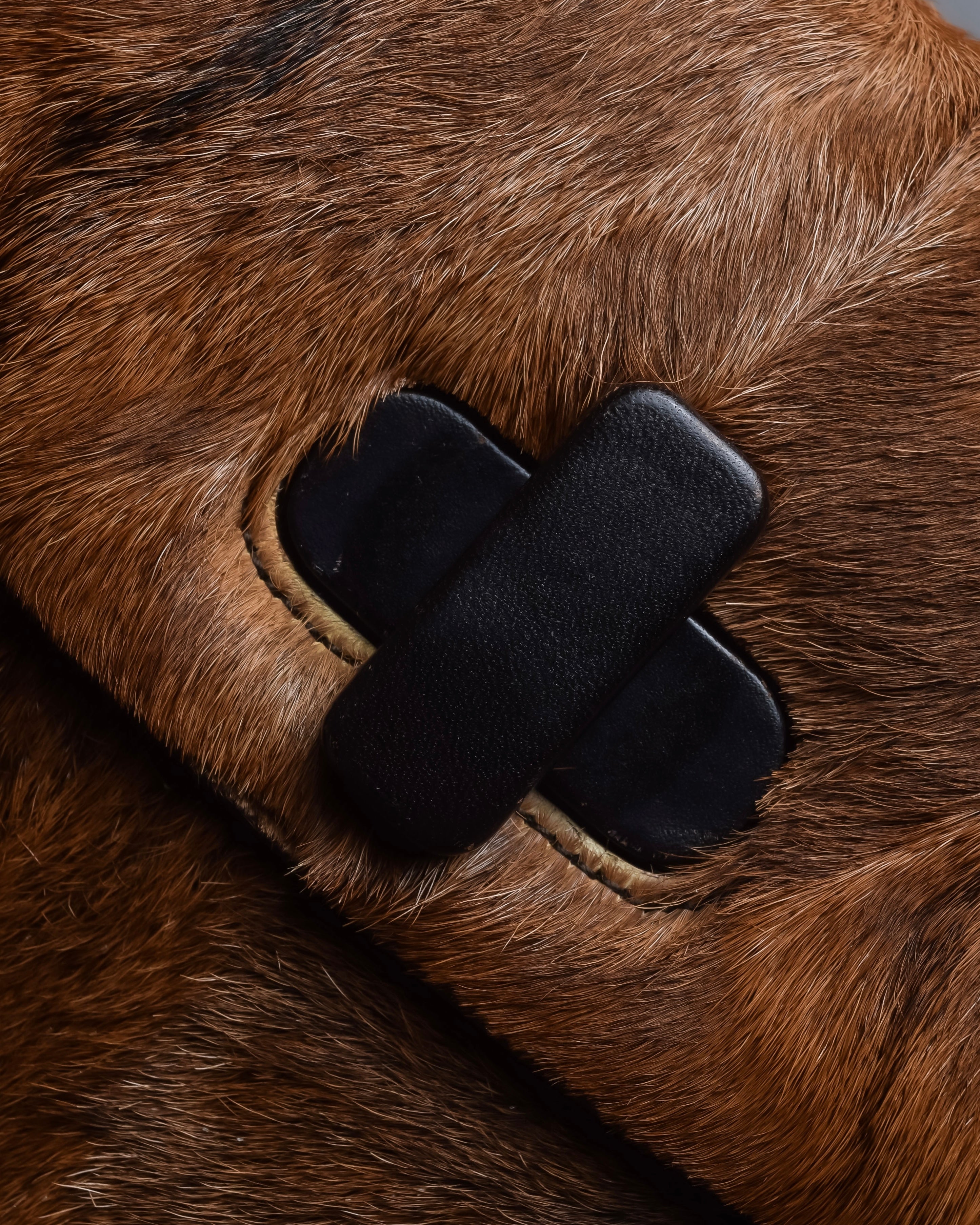 "GUCCI"「1947」 pony leather combination bamboo hand bag