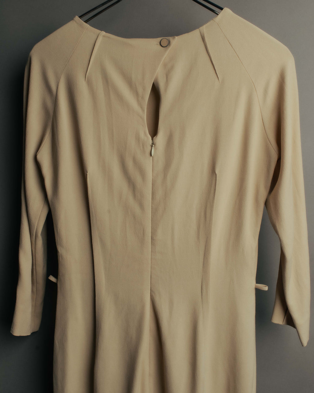 "FENDI" 00's-10's Draped wool blend dress