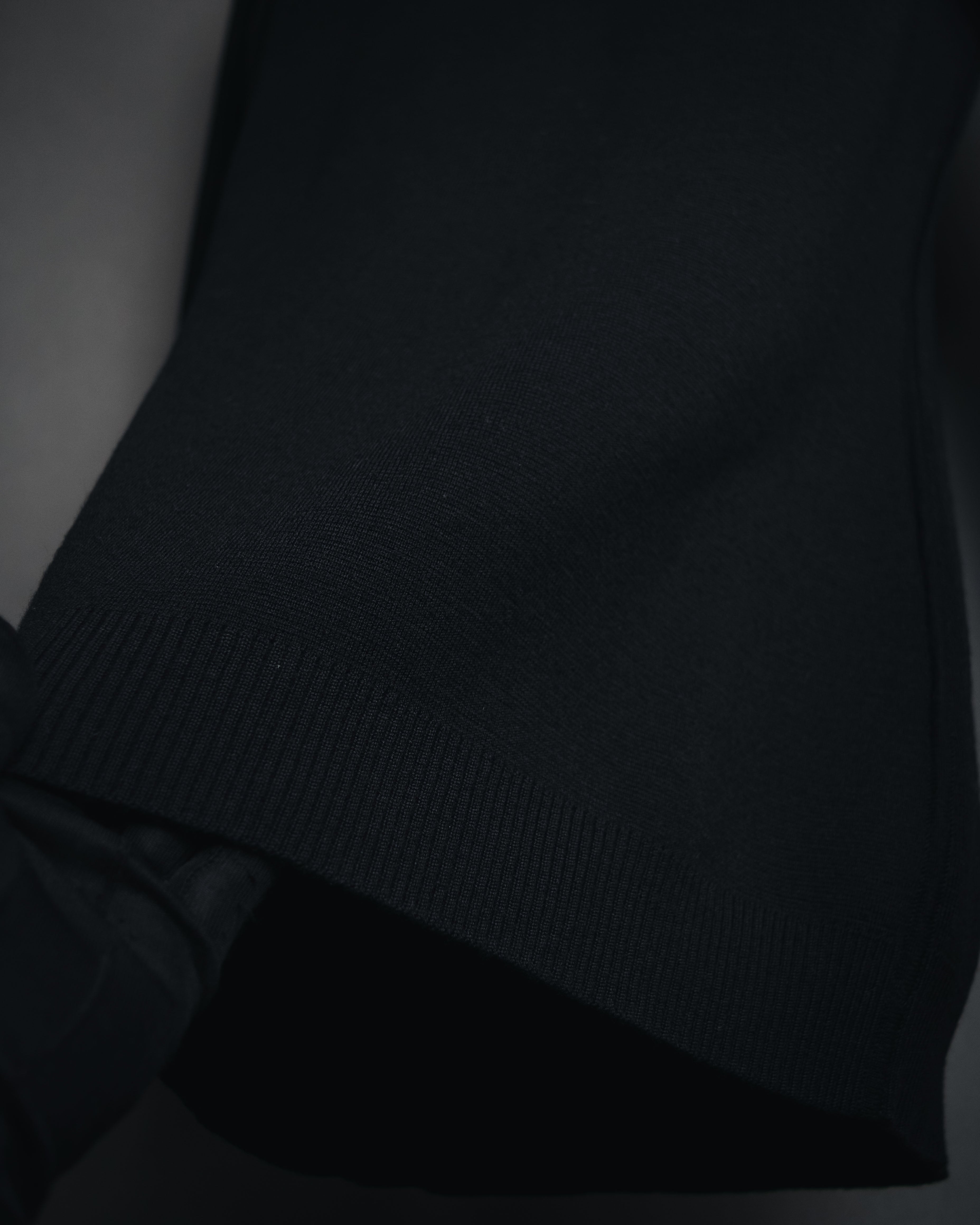 "HERMES" 00’s Minimal wool cashmere crewneck knit