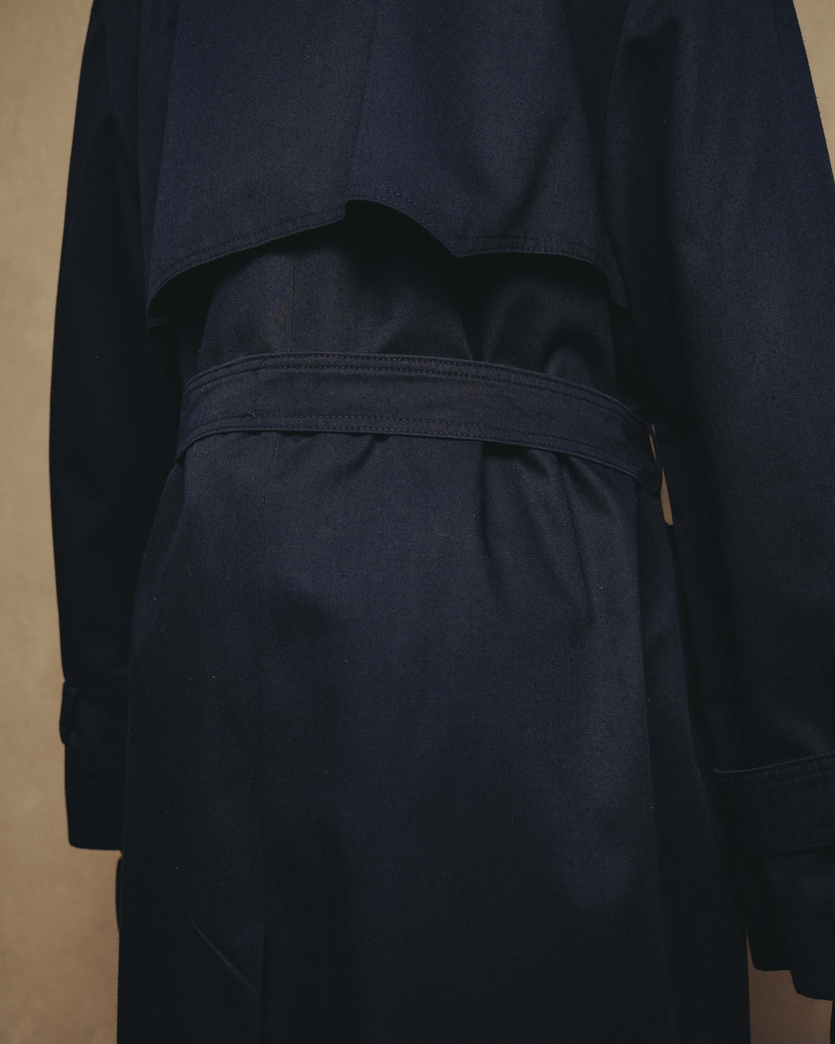 "CELINE" 70's-90's Classic belted trench coat
