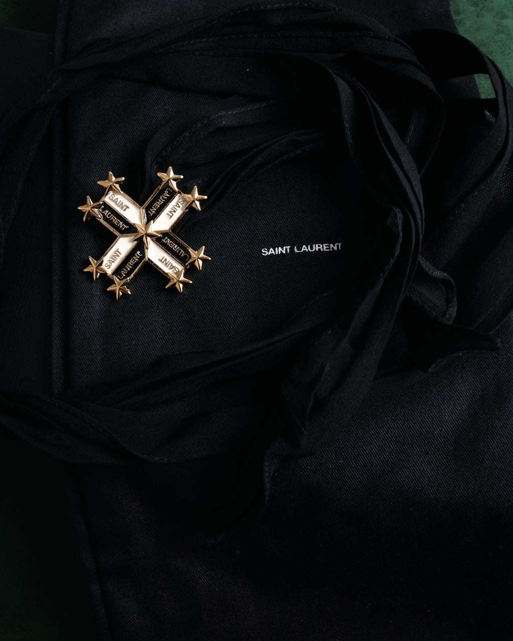 –SPECIAL– “SAINT LAURENT”
2013-2016 Cross star silk ribbon choker