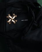 –SPECIAL– “SAINT LAURENT”
2013-2016 Cross star silk ribbon choker