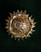 “Christian Dior” 80’s–Early 90’s Sun and moon motif rhinestone brooch