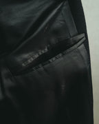 -SPECIAL- “VALENTINO” 2000’s Satin lapel single breasted wool coat