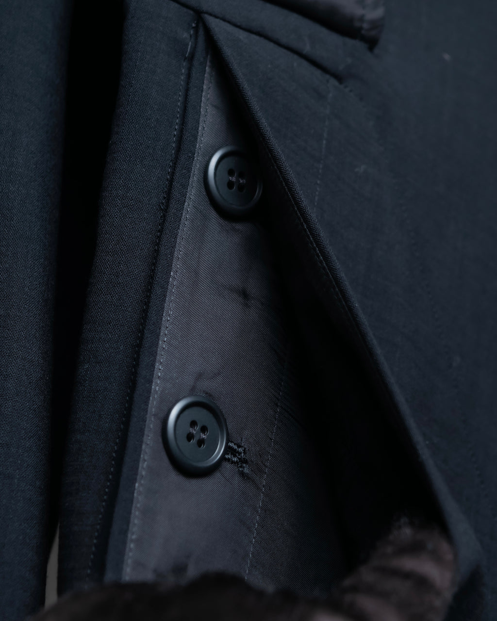 "Y's" 3 button jacket and tapered slacks oversize set up