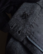 "CHANEL" 90's Gold button design straight line skirt