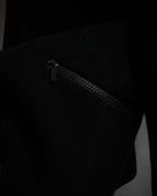 "GIORGIO ARMANI" Minimal design double zip-up jacket