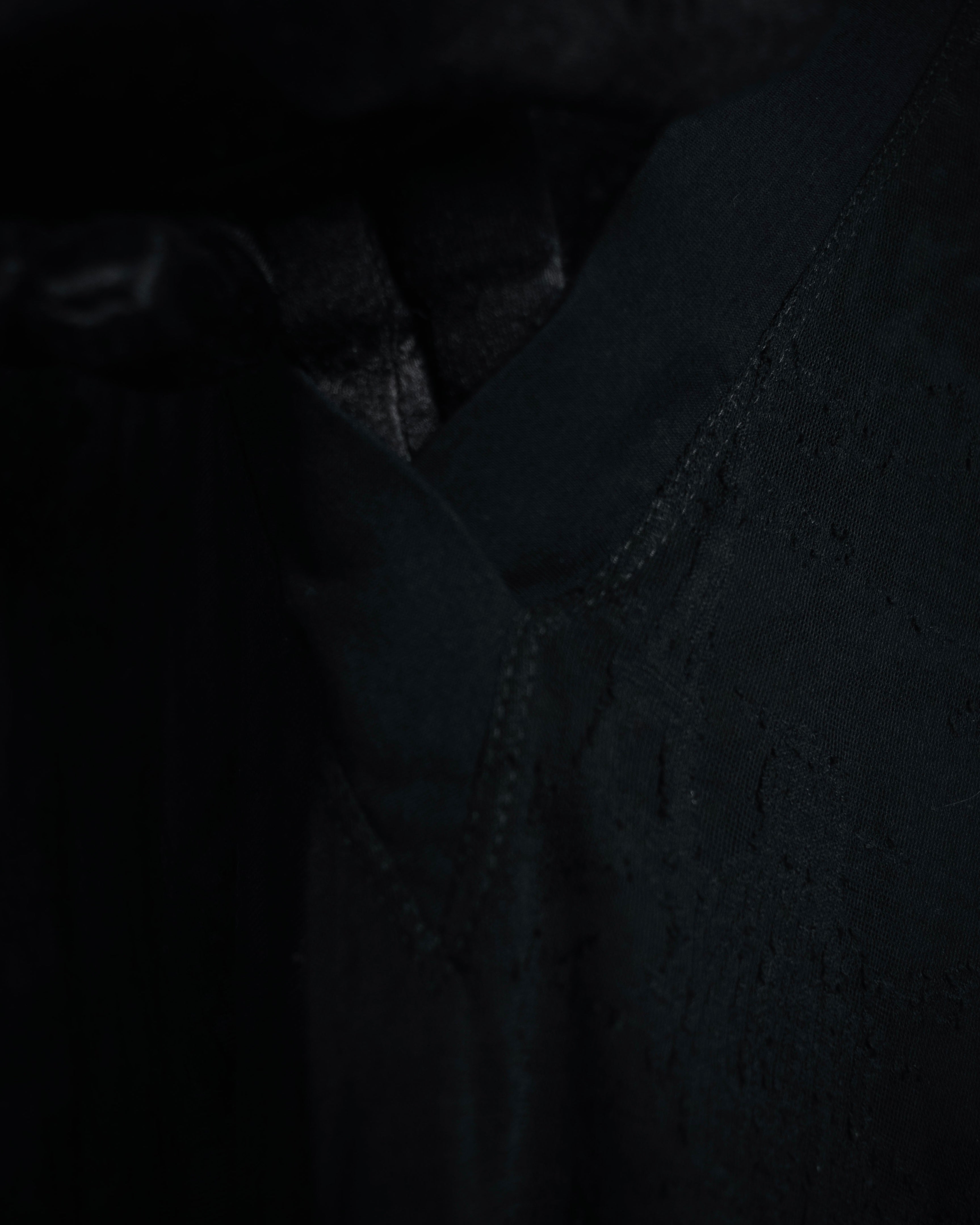 –SPECIAL– "HERMES" 00’s Sheer botanical lace cotton pullover