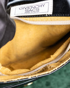 "GIVENCHY SACS" Logo parts design leather combination shoulder bag