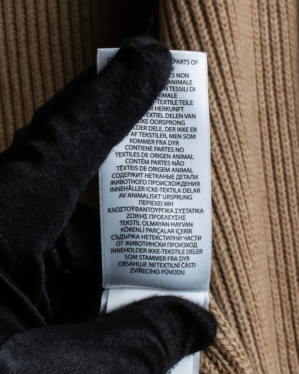 "POLO Ralph Lauren" Buckle closure design ribbed cardigan