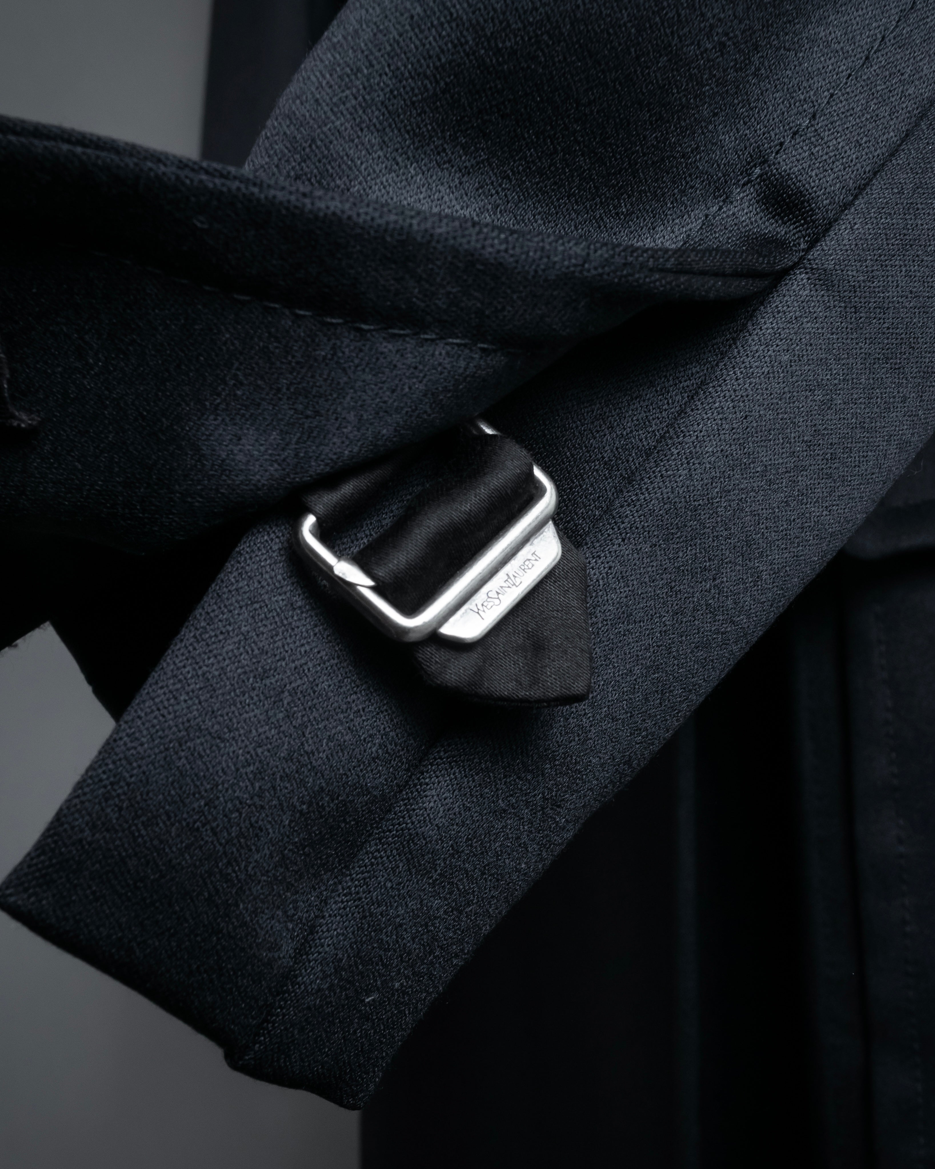 -SPECIAL- "YVES SAINT LAURENT rive gauche" 03 year Tom Ford period corset design long coat