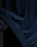 "PRADA" Raglan sleeves cotton navy color knit