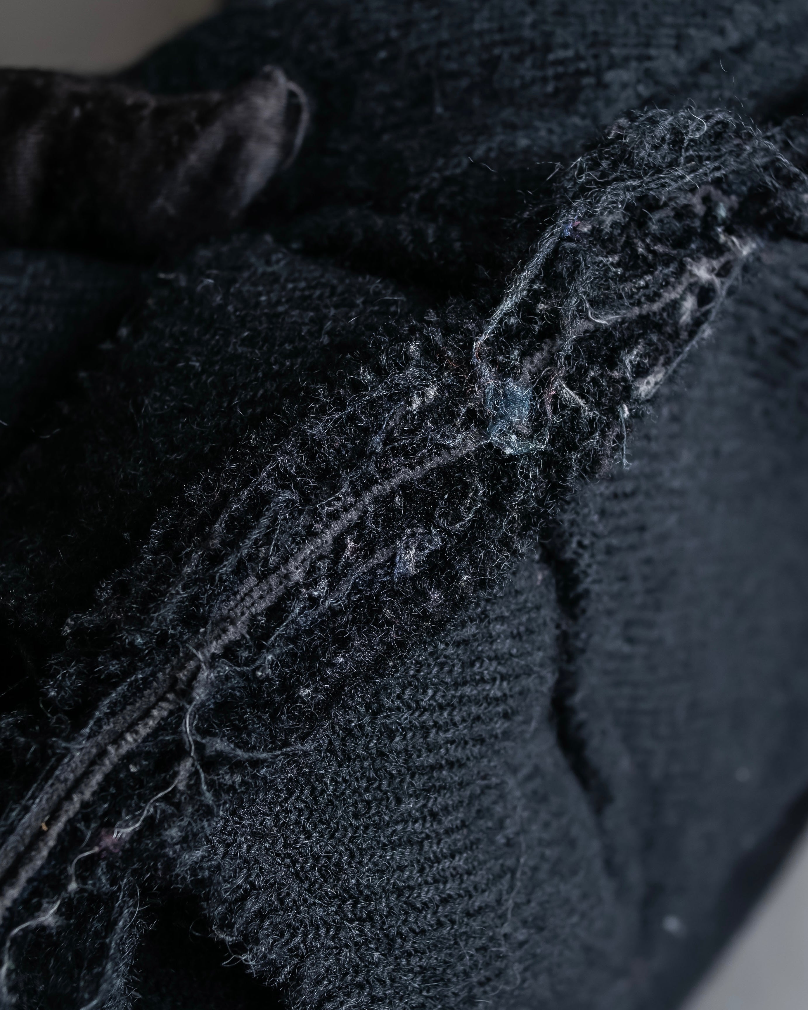 "tricot COMME des GARCONS" Fringe cut design tailored jacket