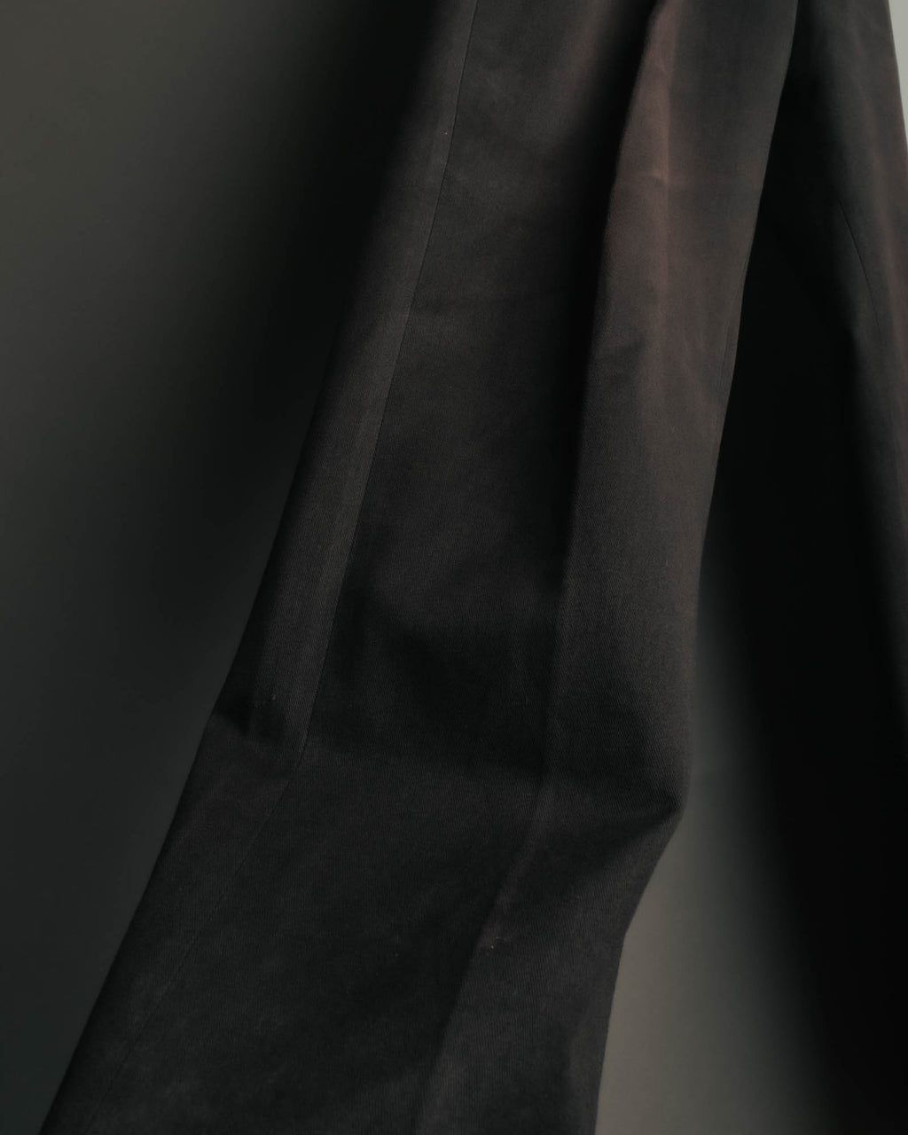 -SPECIAL- "Hermès" 90's-00's Refined cotton trousers