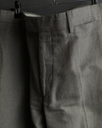 "HERMES" Cotton linen wide tapered slacks