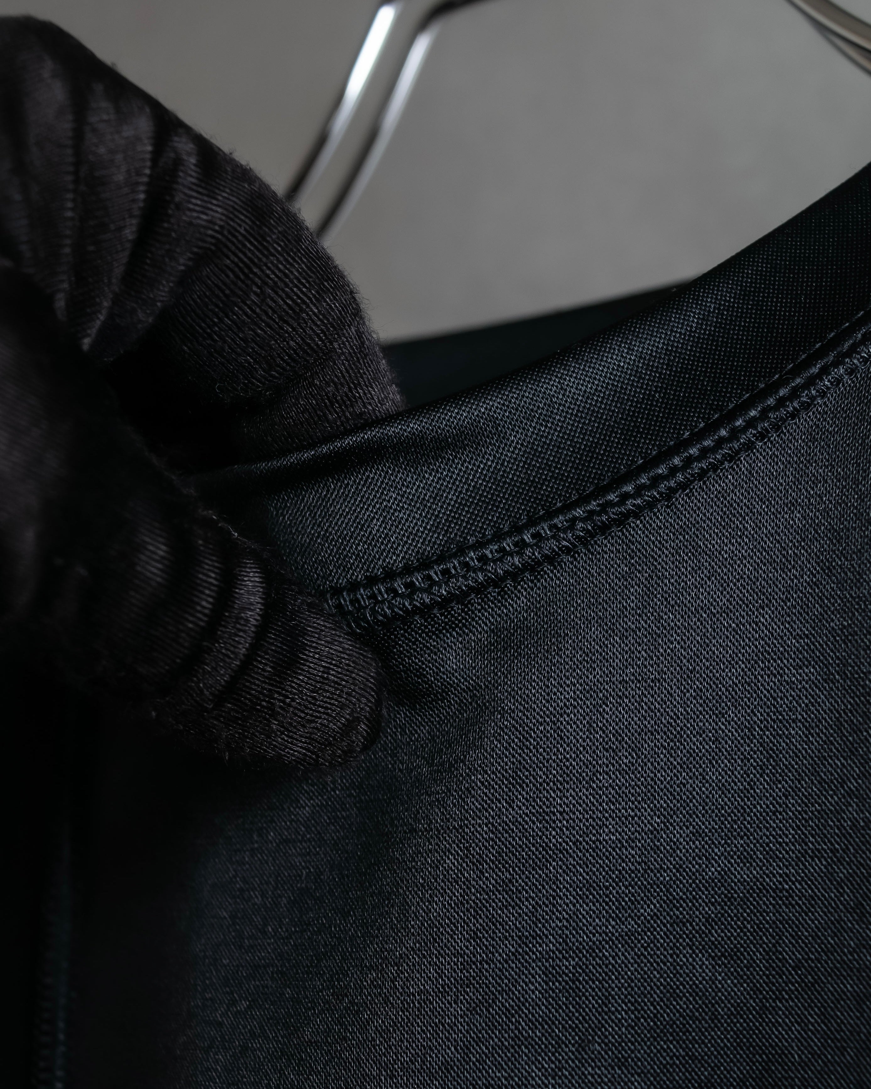 "JEAN PAUL GAULTIER FEMME" Sheer mixed material design pullover