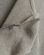 "Y's" Linen cotton mix ruffle design tank top