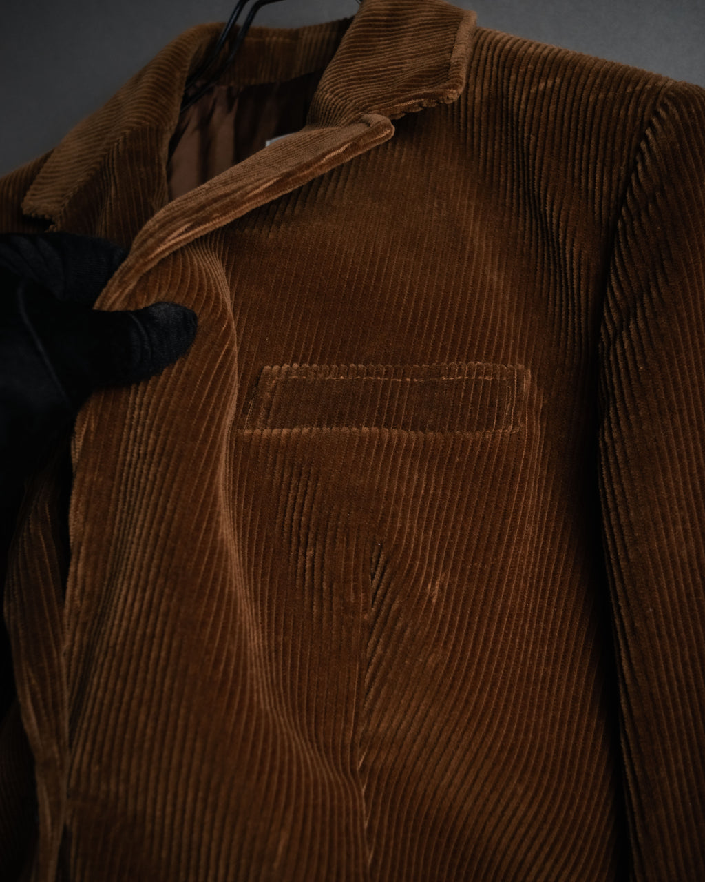 “CELINE” 2000’s corduroy tailored jacket