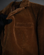 “CELINE” 2000’s corduroy tailored jacket