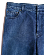 Christian Dior/ Cut Out Hem Straight Silhouette Denim