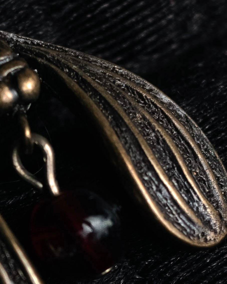 “Christian Dior” 90’s–00’s Botanical mistletoe motif necklace and earrings set