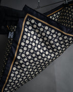 “CHANEL” 90’s-00’s Camellia logo silk scarf