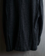 "POLO Ralph Lauren" Herringbone weave charcoal gray tailored jacket