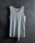 "Y's" Inside out design sleeveless tops