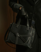 "LOEWE" Gate top handle 2way leather bag