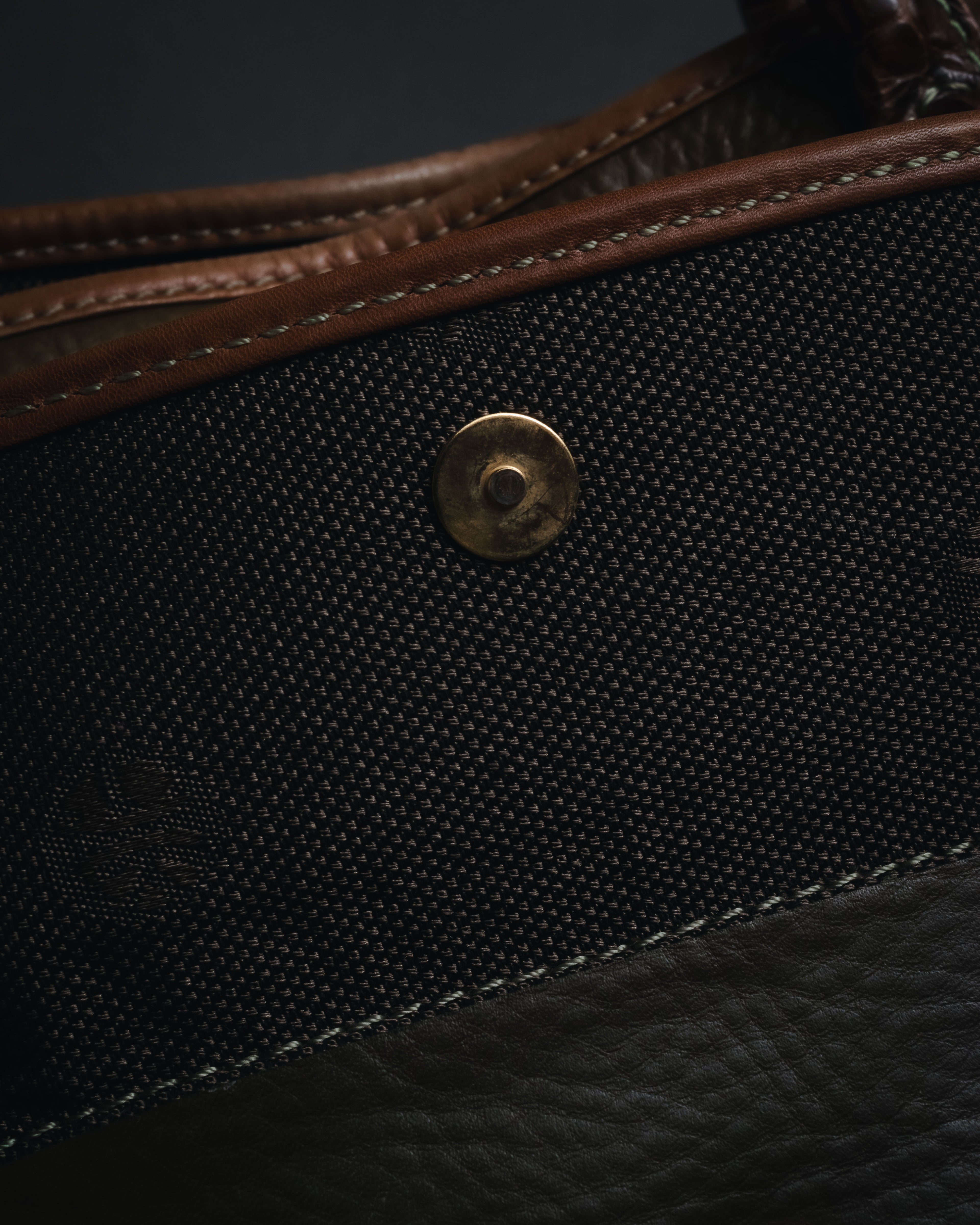 "LOEWE" 90’s drawstring leather bucket bag