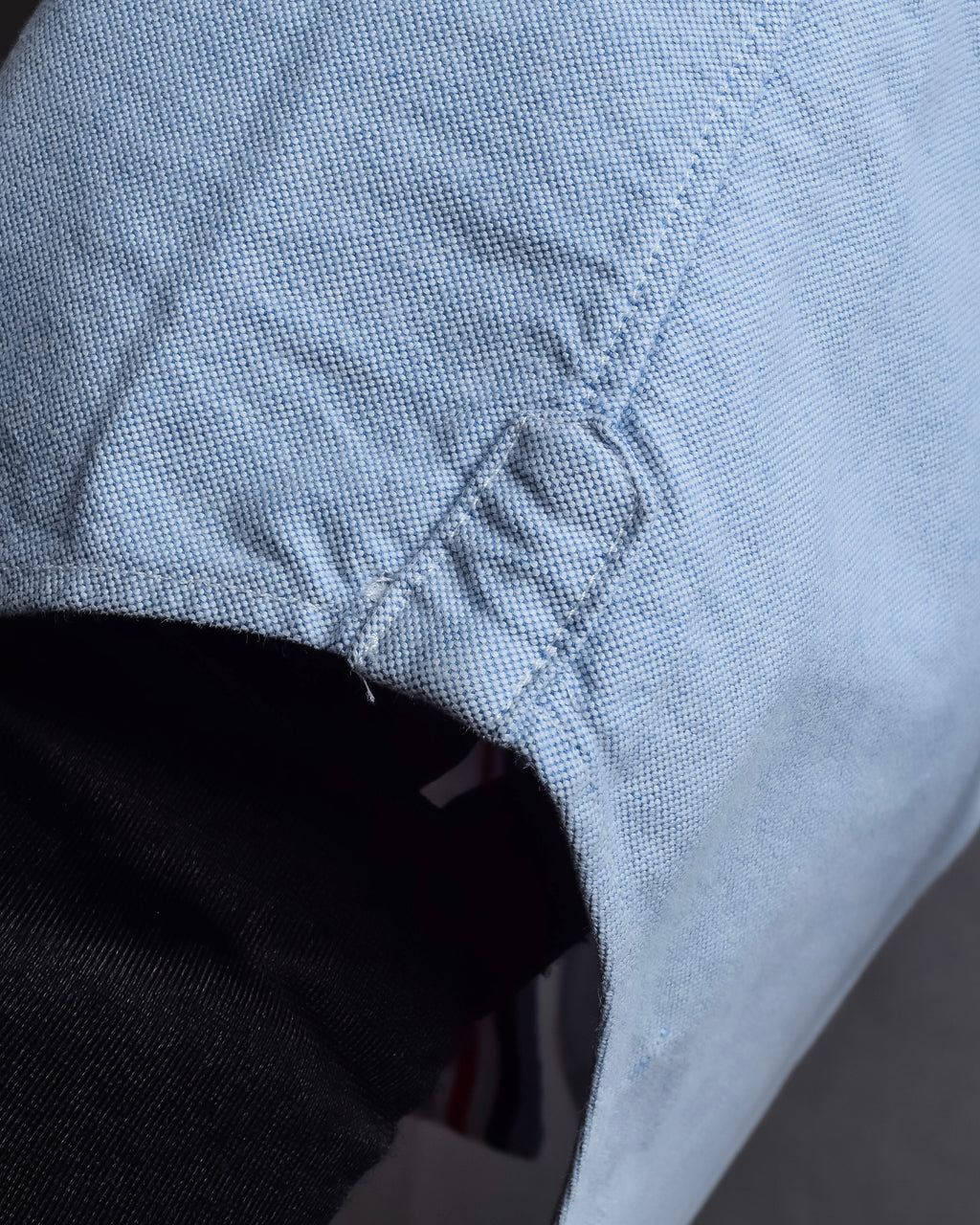 "THOM BROWNE" Hidden tricolor design cotton shirt