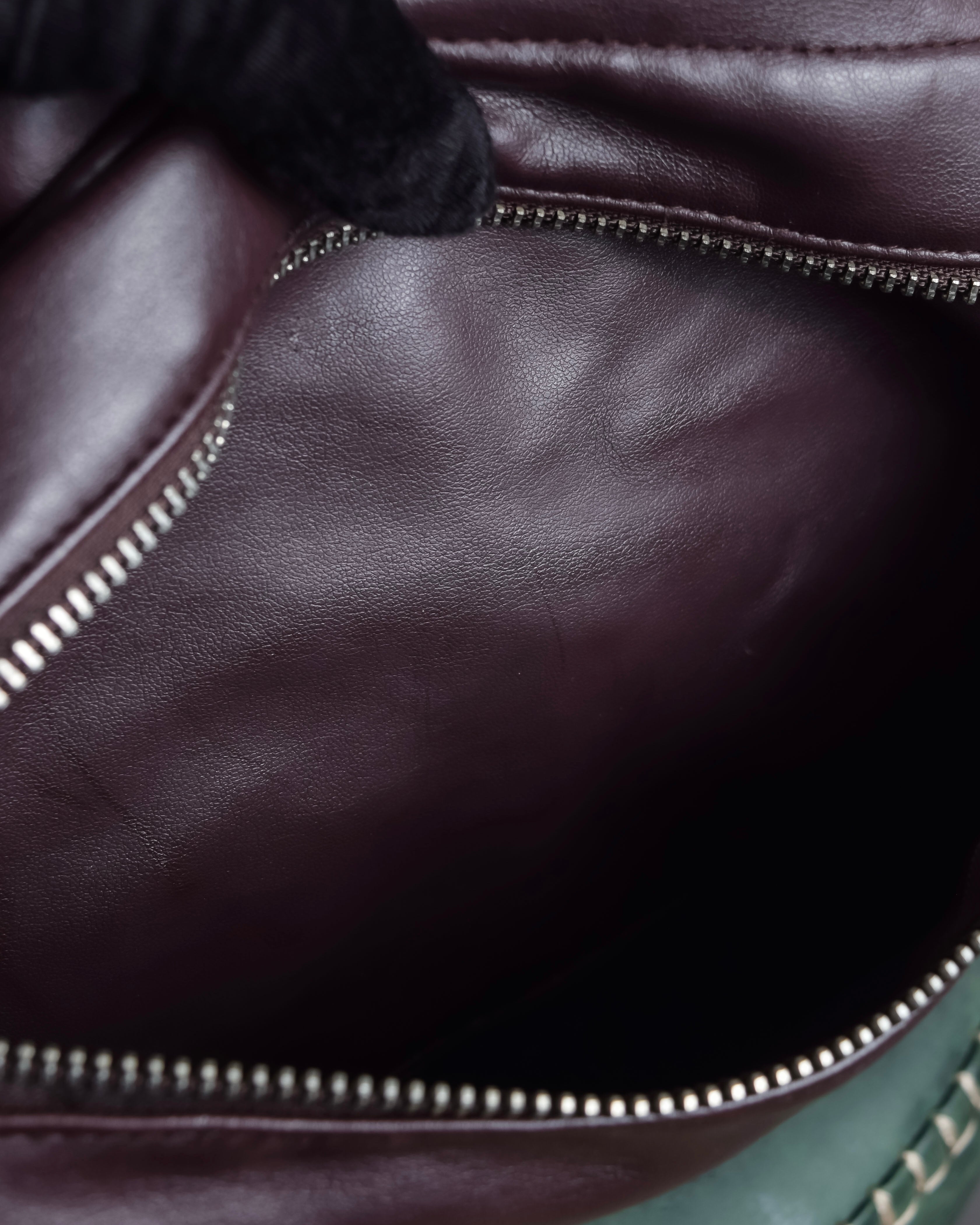 "COMME des GARCONS COMME des GARCONS" Knot drape design leather bag