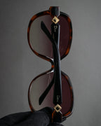 "Dior" Oversized tortoiseshell square sunglasses