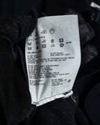 "MIU MIU" Crest brooch design belted trench coat