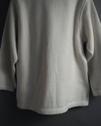 "GUCCI" 90’s-00’s Minimal fleece gold buttons jacket