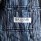 "BALMAIN" Elegant lustrous cotton oversized tailored jacket