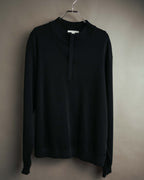 -MOOD Vintage Collections- 00’s Minimal black supima cotton knit