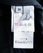 "BALENCIAGA" Glossy cotton military detail belted coat