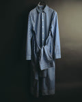 “JIL SANDER” 2018-2023 oversized striped cotton shirt dress