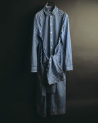 “JIL SANDER” 2018-2023 oversized striped cotton shirt dress