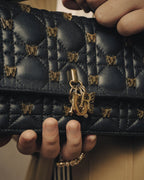 -SPECIAL- “Christian Dior” 2016 onwards butterfly cannage chain shoulder bag