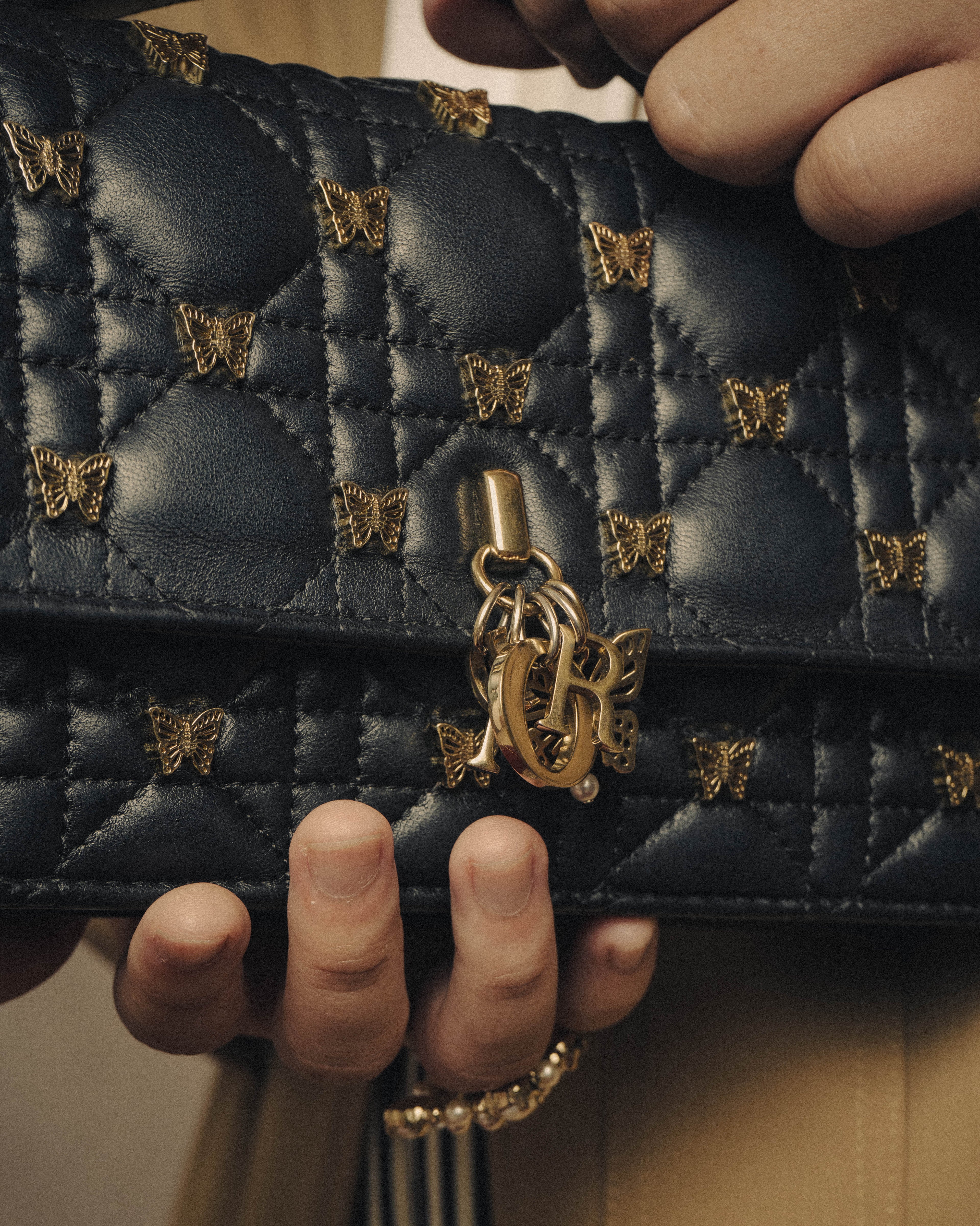 -SPECIAL- “Christian Dior” 2016 onwards butterfly cannage chain shoulder bag