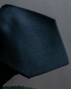 "DOMINIQUE FRANCE" Rose flower pattern silk necktie