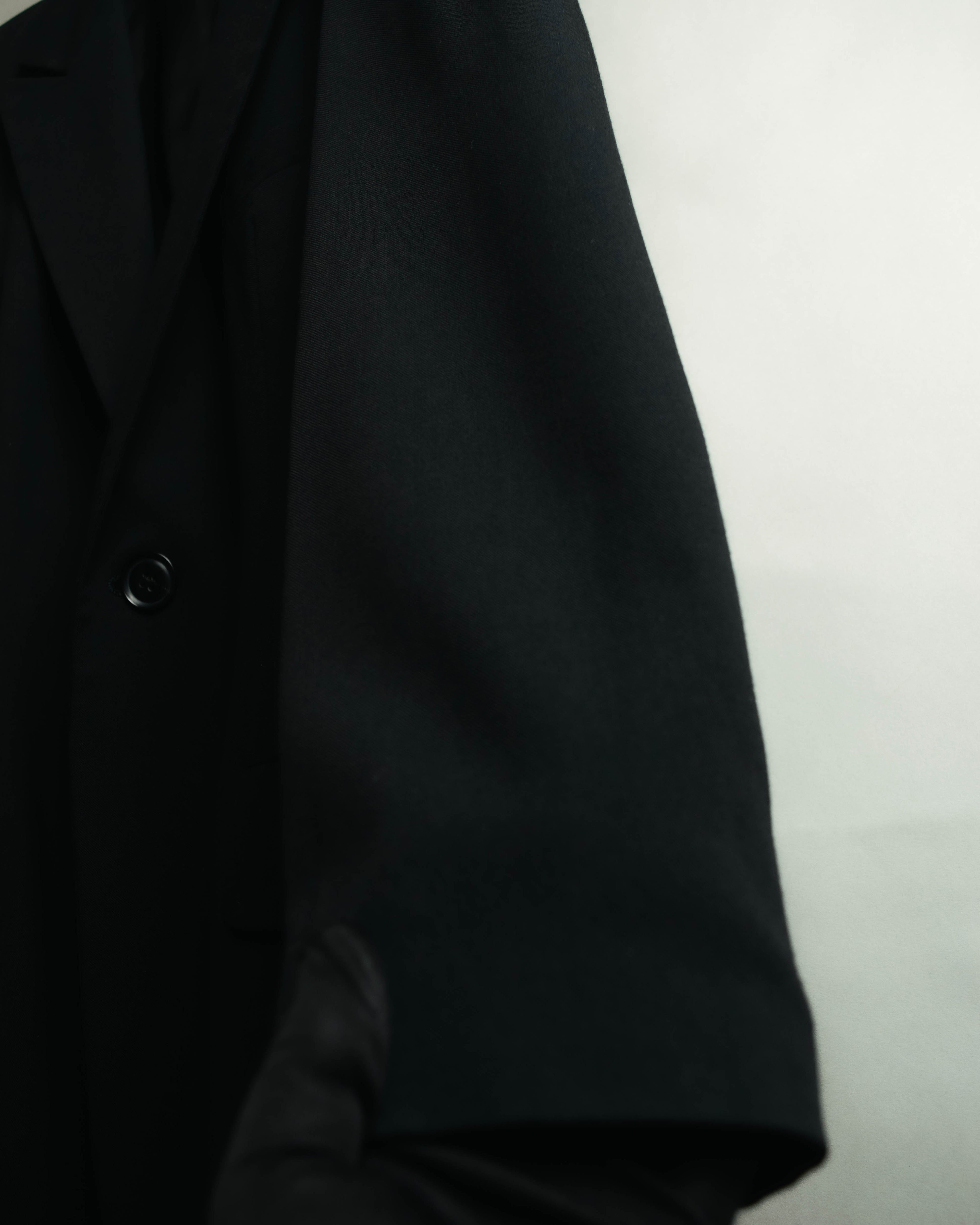 "Y's" 90's-00's Wool rayon single-breasted tailored jacket