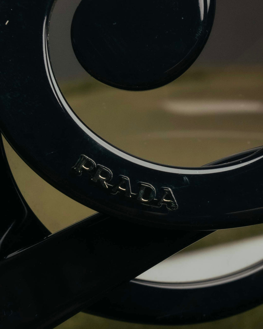 "PRADA" 10's Sculptural baroque sunglasses