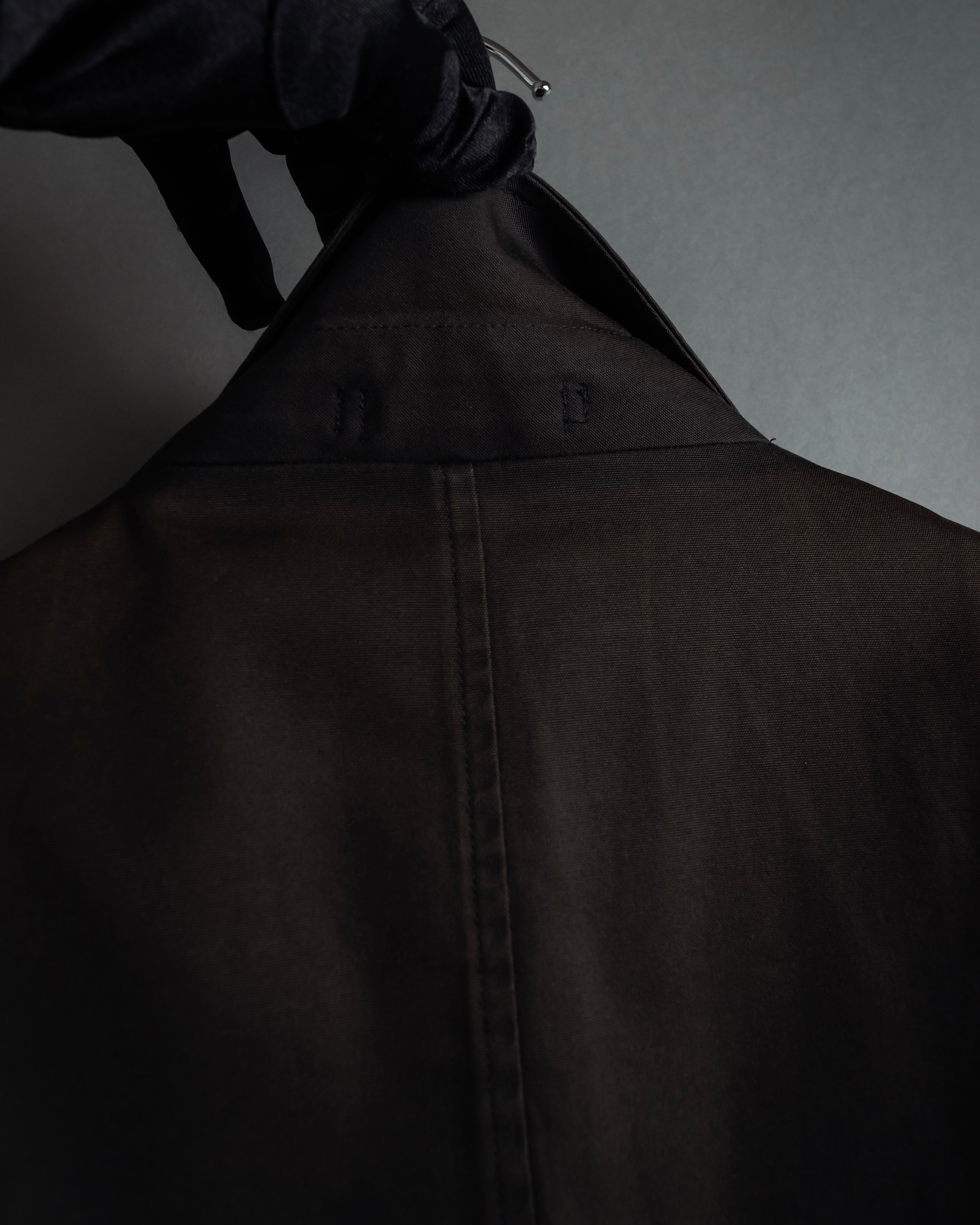 "BURBERRY" Cotton faded tailored jacket